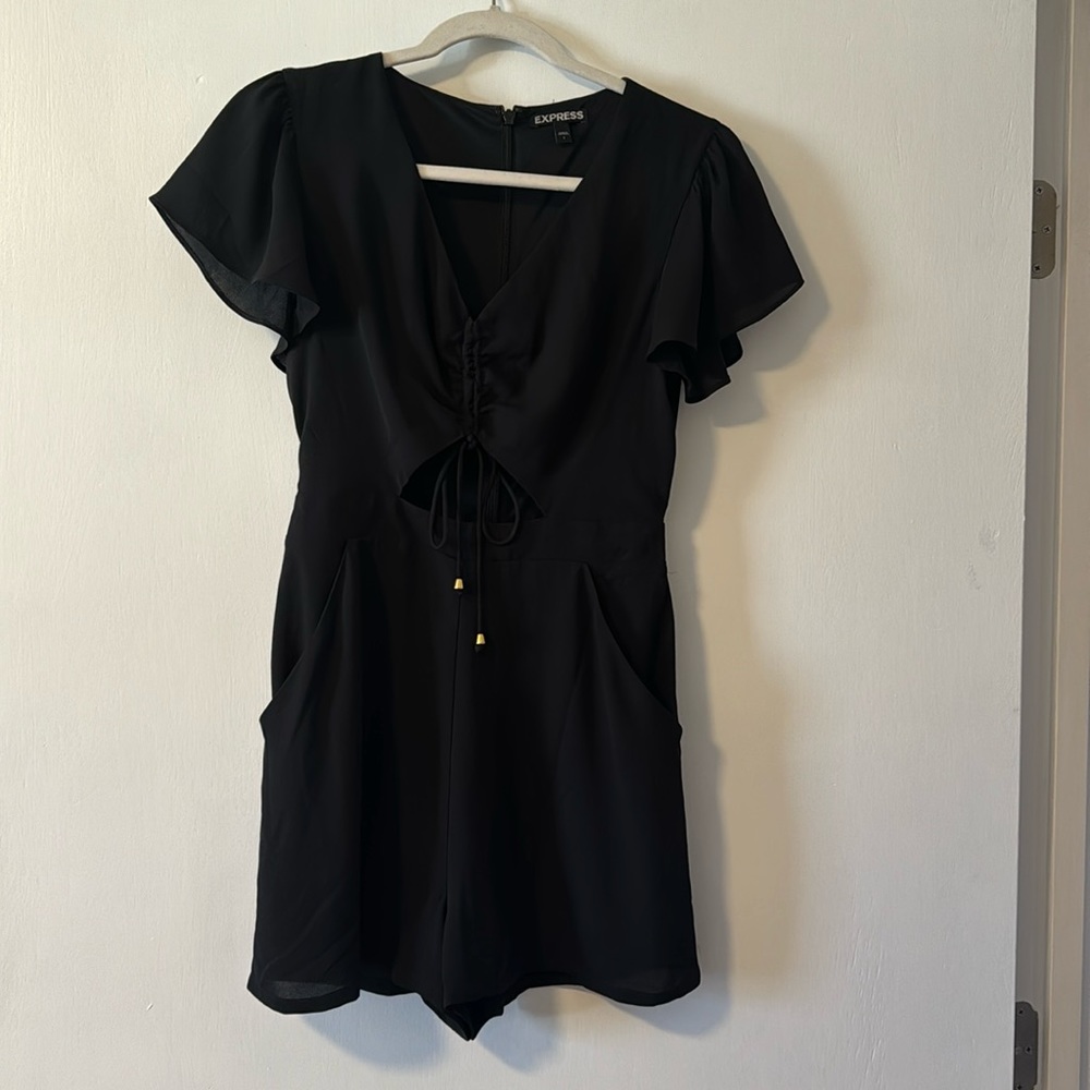 Black Romper with cutout